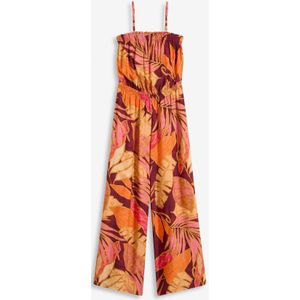 Gedessineerde jumpsuit van soepele viscose