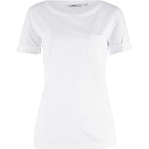 Slub T-shirt van biologisch katoen met borstzakje
