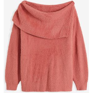 Asymmetrische off shoulder trui