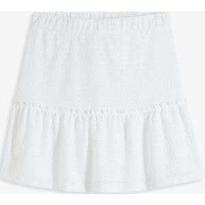 Minirok met broderie anglaise