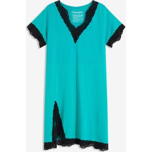 Kort nachthemd met delicate kant