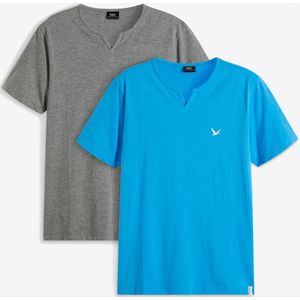 T-shirt met comfort fit (set van 2)