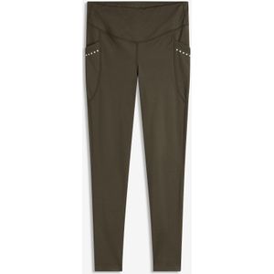 Thermo legging met reflecterende details en zakje voor smartphone