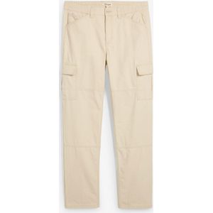 Relaxed fit cargo broek van katoenen canvas, straight