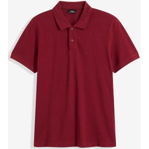 Poloshirt van piqué, korte mouw