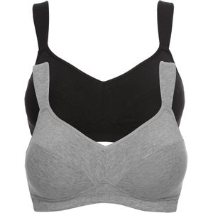 Bh zonder beugels met biologisch katoen (set van 2)