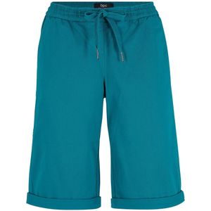 Instapbermuda met een comfortabele tailleband