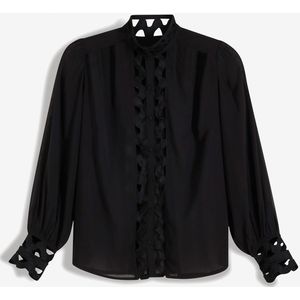 Blouse met cut-outs