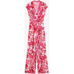 Gedessineerde jersey jumpsuit