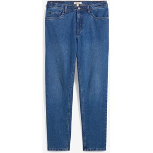 Classic fit stretch jeans met elastiek opzij in de band, straight