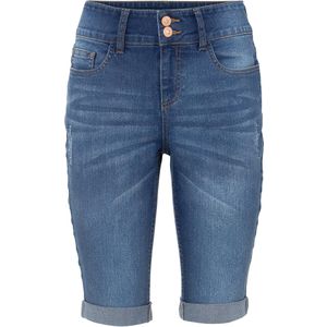Jeans bermuda, mid waist