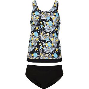 Oversized tankini met gerecycled polyamide, lange maat (2-dlg. set)