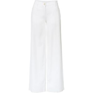 Palazzo broek in een luchtige linnenmix