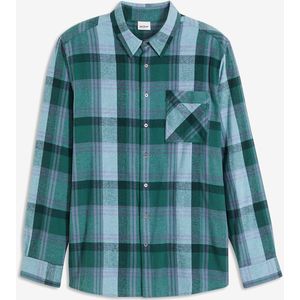 Flanellen overhemd met lange mouwen