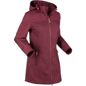 Waterafstotende softshell jas met print, slim fit