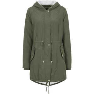 Parka met teddy fleece