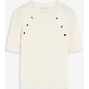 Fijngebreide trui in een zachte viscosemix