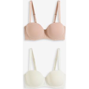 Multiway beugel bh met biologisch katoen (set van 2)