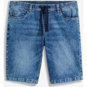 Licht stretch jeans instap bermuda , slim fit