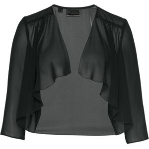 Chiffon bolero met gerecycled polyester