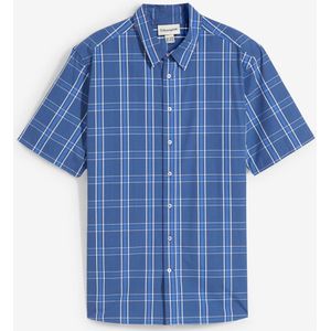 Overhemd van katoen met korte mouwen