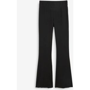 Wijd uitlopende thermo legging met elastische high-waist band