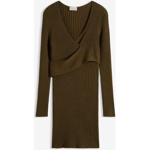 Gebreide jurk in een viscosemix