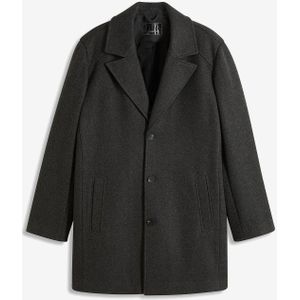 Korte coat met wol