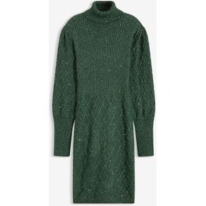 Gebreide jurk met pailletten