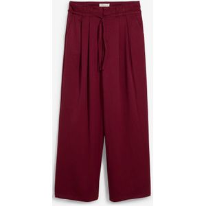 Bandplooibroek met ceintuur