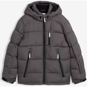 Warm gevoerde winterjas met capuchon