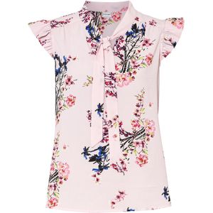 Mouwloze blouse met print