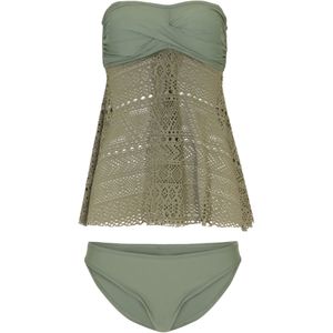 Lange bandeau tankini (2-dlg. set)