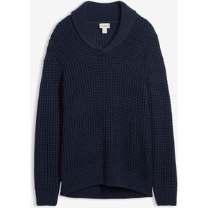 Grof gebreide coltrui met wafelstructuur