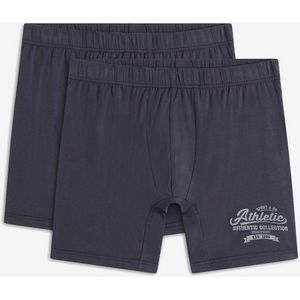 Lange boxer met biologisch katoen (set van 2)