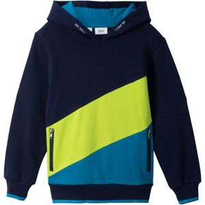 Jongens hoodie met colourblockings
