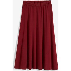 Wijd uitlopende jersey rok