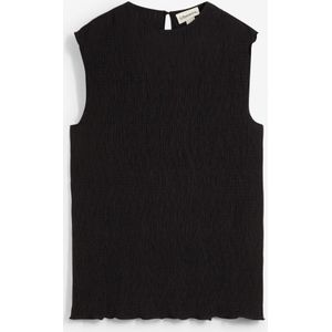 Top van gestructureerde crinkle