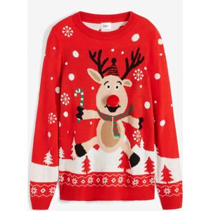 Kersttrui met ronde hals