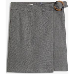 Wikkelrok met visgraatpatroon