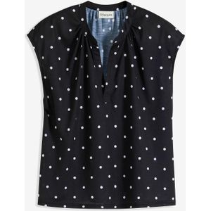 Henley shirt met korte mouwen