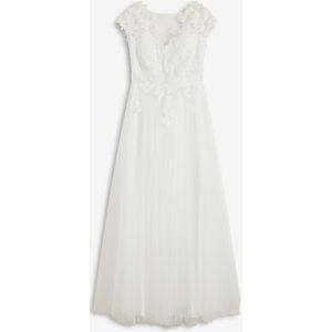 Trouwjurk - Sierlijke Tule - Met Kant