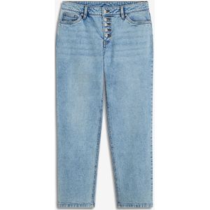 Jeans met stras knopen