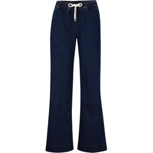 Jeans - Mid Waist Stretch - Wide Leg
