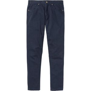 Regular fit twill broek van katoen, straight