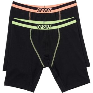 Strakke lange boxer met katoen (set van 2)