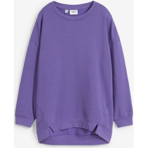 Oversized sweater met split