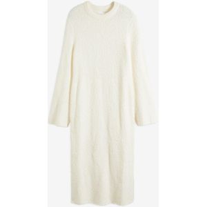 Gebreide jurk van bouclé