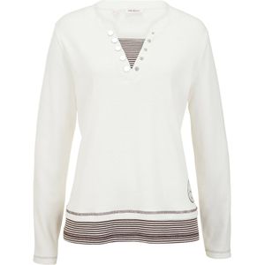 Katoenen longsleeve in layerlook
