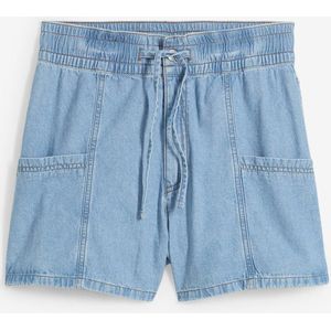 Jeans short high waist, comfortabele band